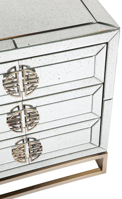 Rochester Mirrored Bedside Table Set of 2