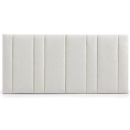 Bronx 325x130cm King Bedhead - Natural Linen