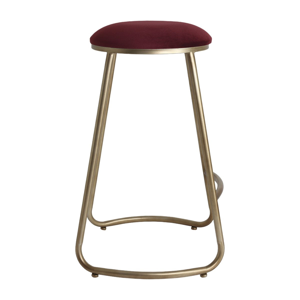 Annie Bar Stool - Mulberry Velvet