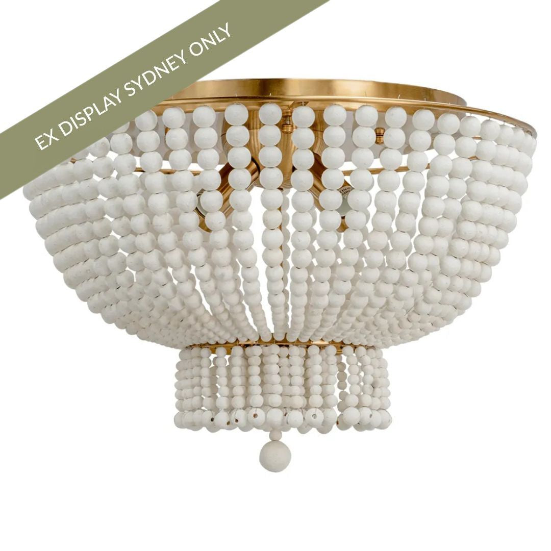 Meadow Lane Beaded Flush Mount - OUTLET NSW