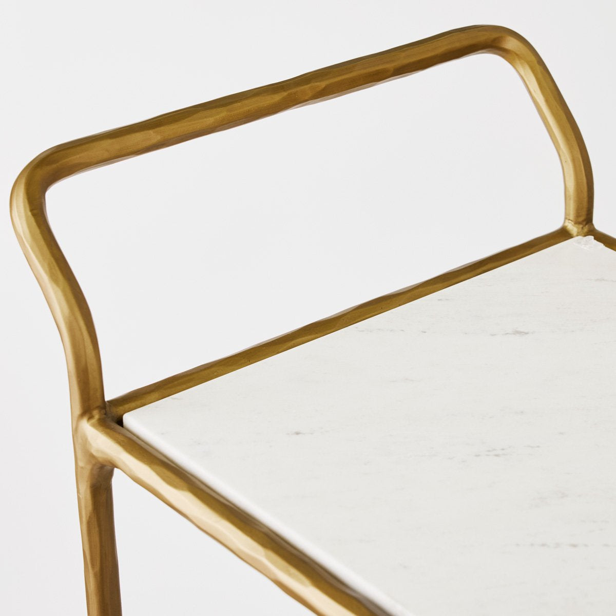 Heston Marble Square Bar Cart