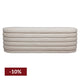 Demi Storage Bench Ottoman - Off White Linen