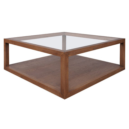 Sadie Oak Square Coffee Table - Walnut ** Offline pending re-order