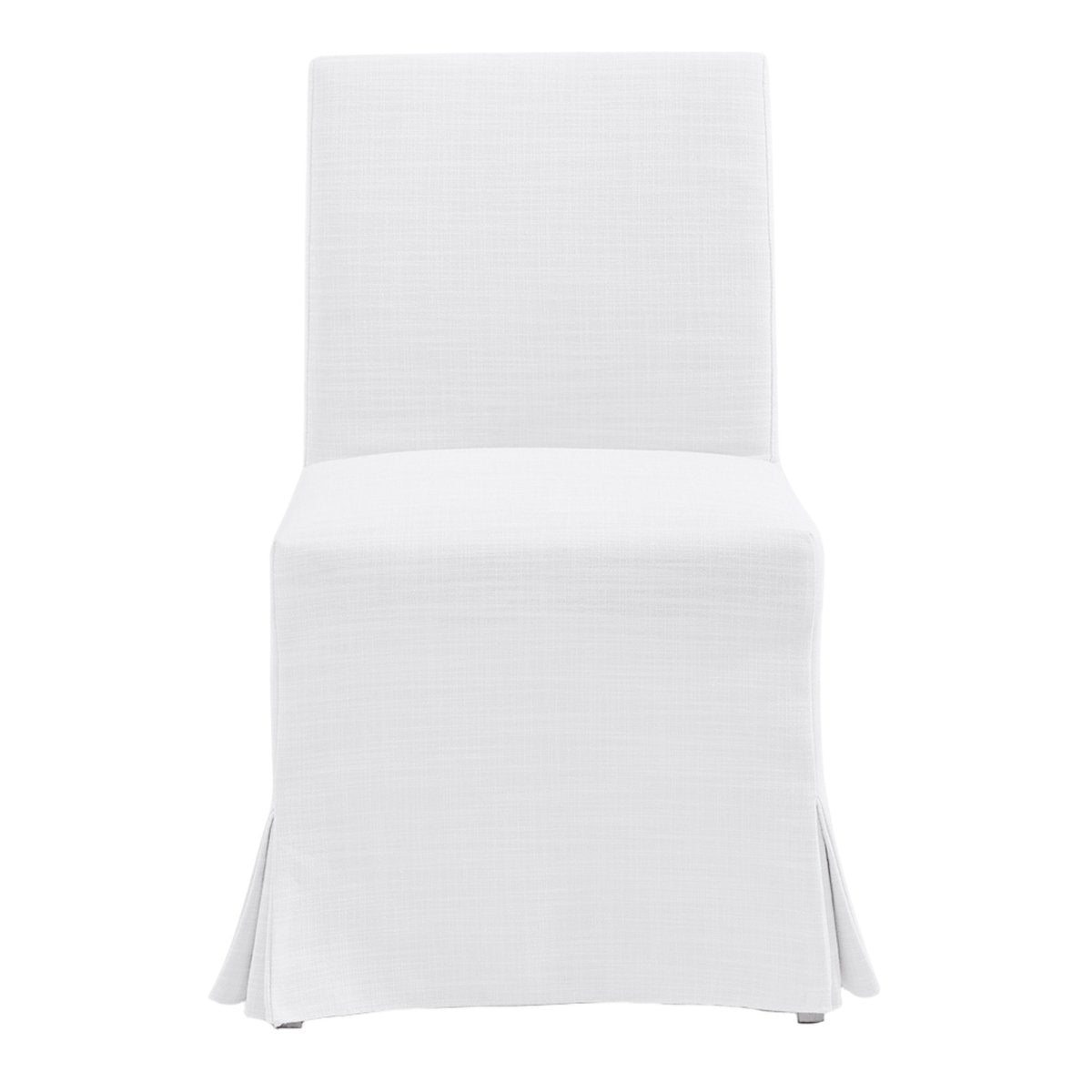 Brighton Slip Cover Dining Chair - White Linen - OUTLET NSW