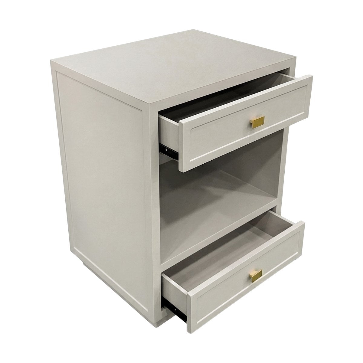 Logan Bedside Table - Small Grey – view 4