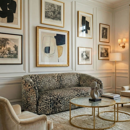 Durban 3 Seater Sofa - Leopard Chenille *LIMITED EDITION*