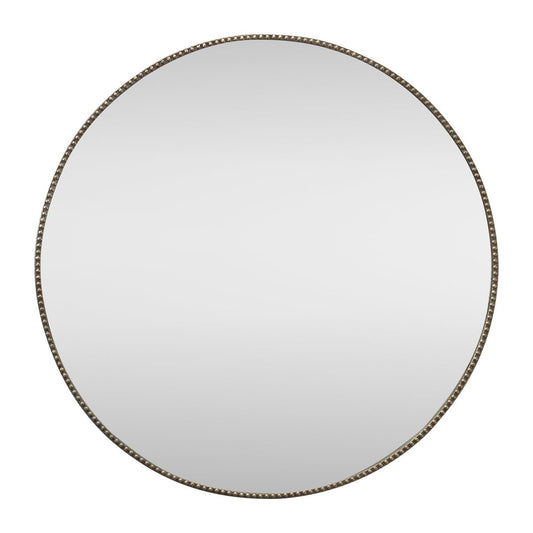 Vera Round Mirror - Antique Silver