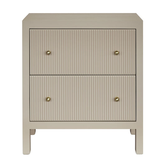 Ariana Bedside Table - Large Beige