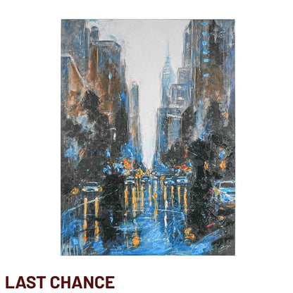 City Scape Enhanced Canvas Print