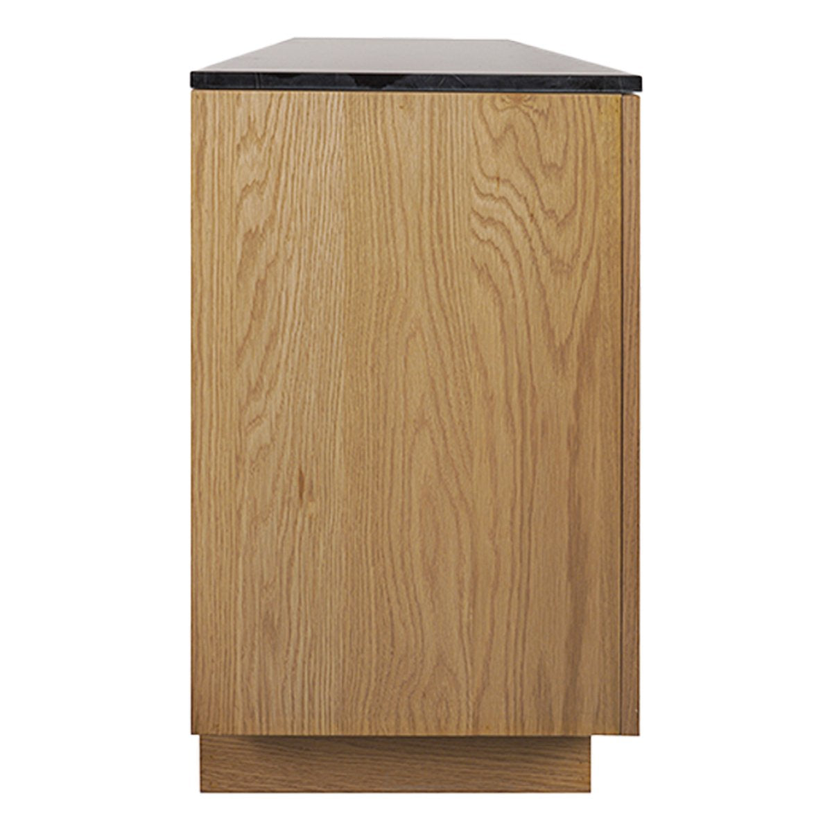 Benedict Natural Oak Buffet - Black Marble