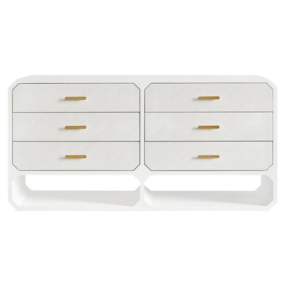 Anderson 6 Drawer Chest - White - OUTLET NSW