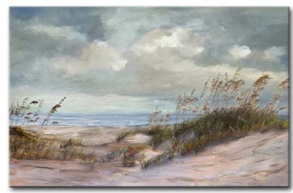 Coastline Oil On Canvas Painting - OUTLET NSW