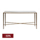 Heston Marble Console Table - Medium Brass