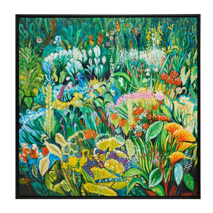 Le Fluers 100x100cm Oil On Canvas Painting