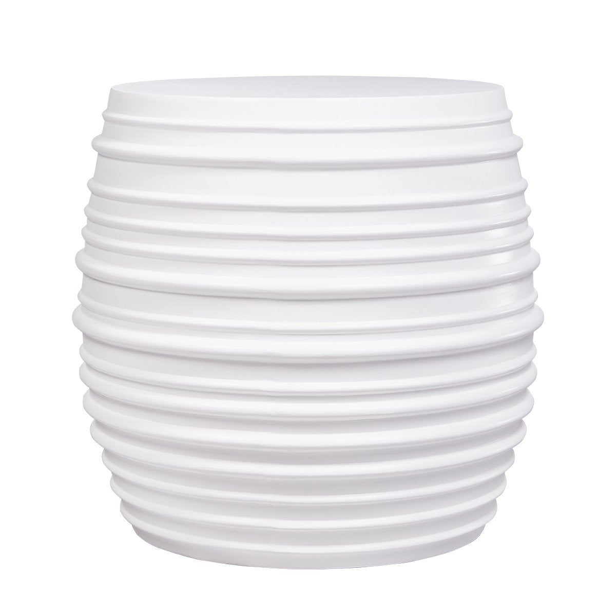 Casa Concrete Stool - White - OUTLET NSW