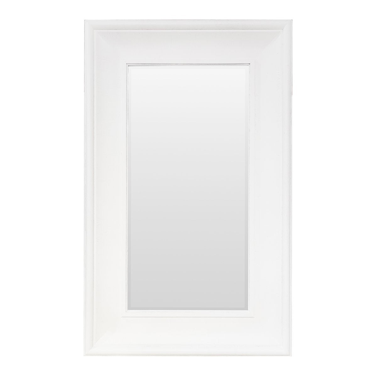 Bateman Floor Mirror - White