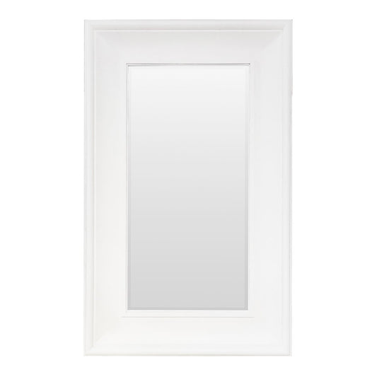 Bateman Floor Mirror - White