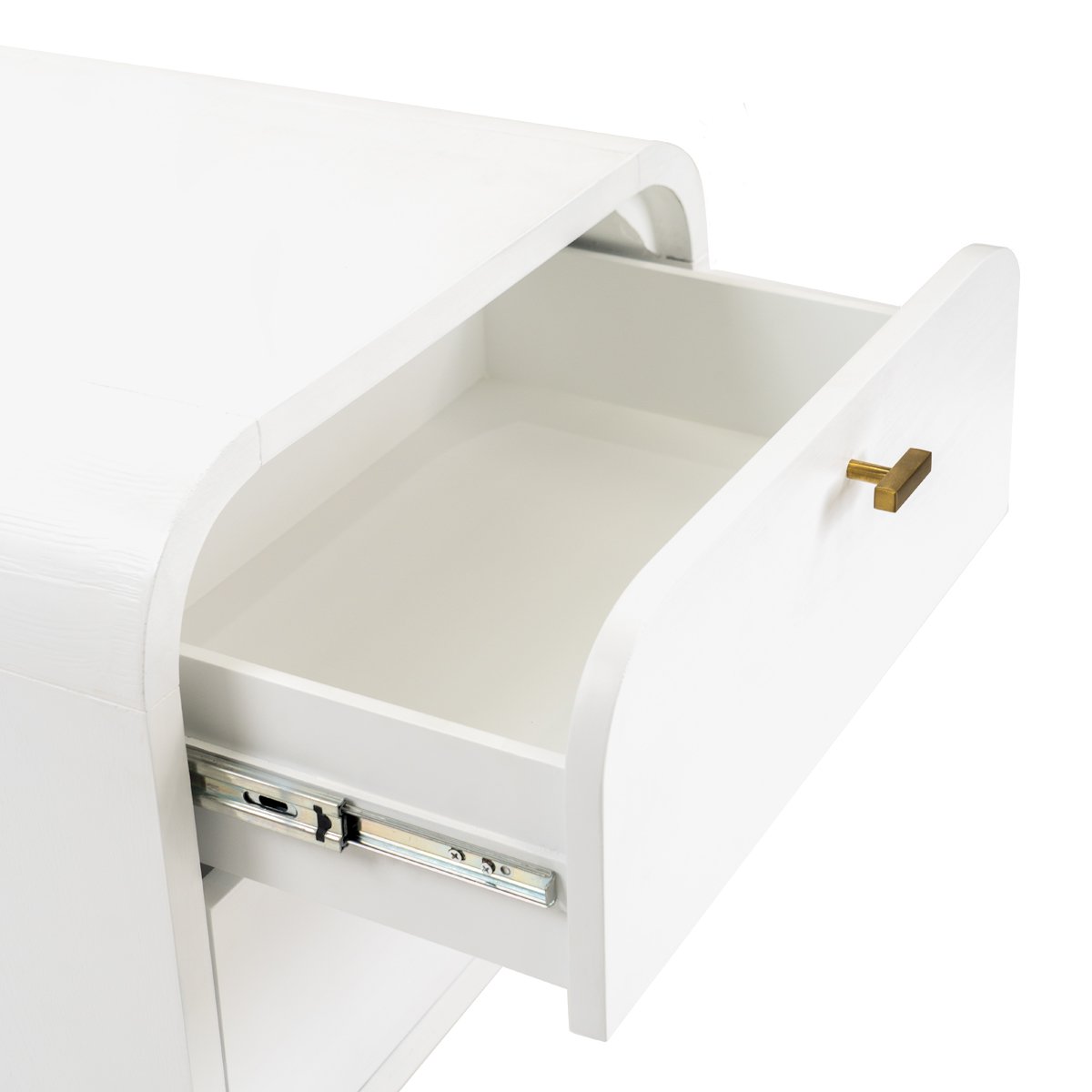 Chisholm 60x60cm Bedside Table - White