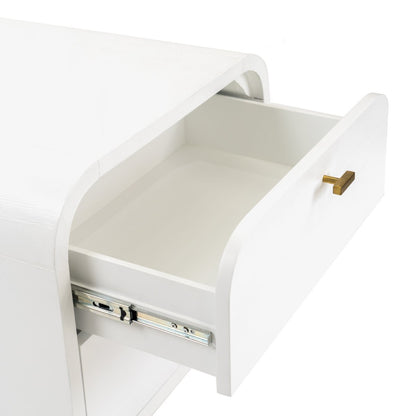 Chisholm 60x60cm Bedside Table - White