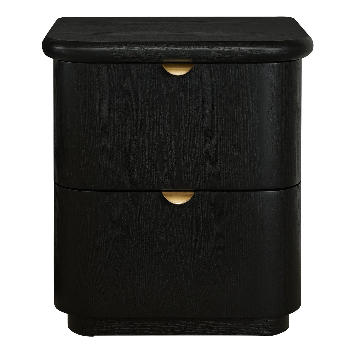 Lina 50x55cm Bedside Table - Black