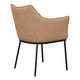 Alpha Dining Chair - Tan Vegan Leather