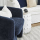 Avenue Arm Chair - Indigo Chenille