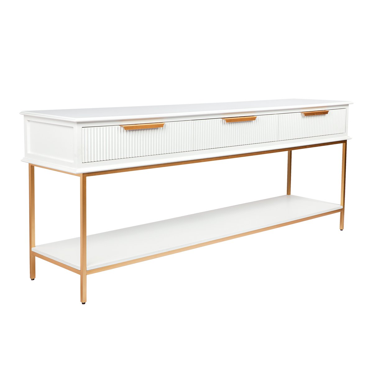 Aimee 200cm Console Table -  White