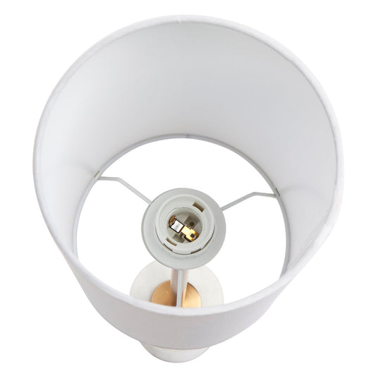 Nola Table Drum Shade - White