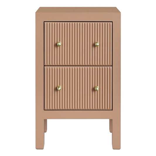 Ariana Bedside Table - Petite Mocha Mousse
