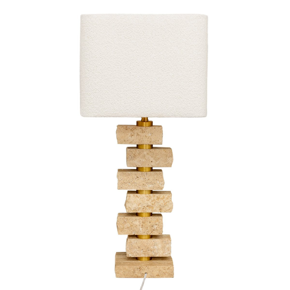 Hamburg Marble Table Lamp - Natural