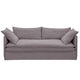 Palm Beach 3 Seater Slip Cover Sofa - Slate Grey Linen