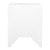 Ariana Bedside Table - Small White