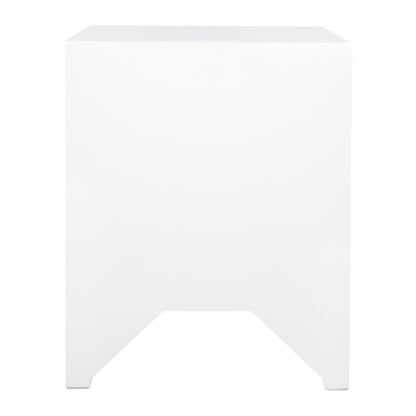 Ariana Bedside Table - Small White Set of 2