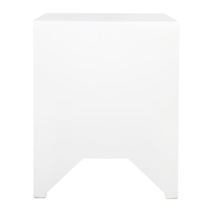 Ariana 50x65cm Bedside Table - White