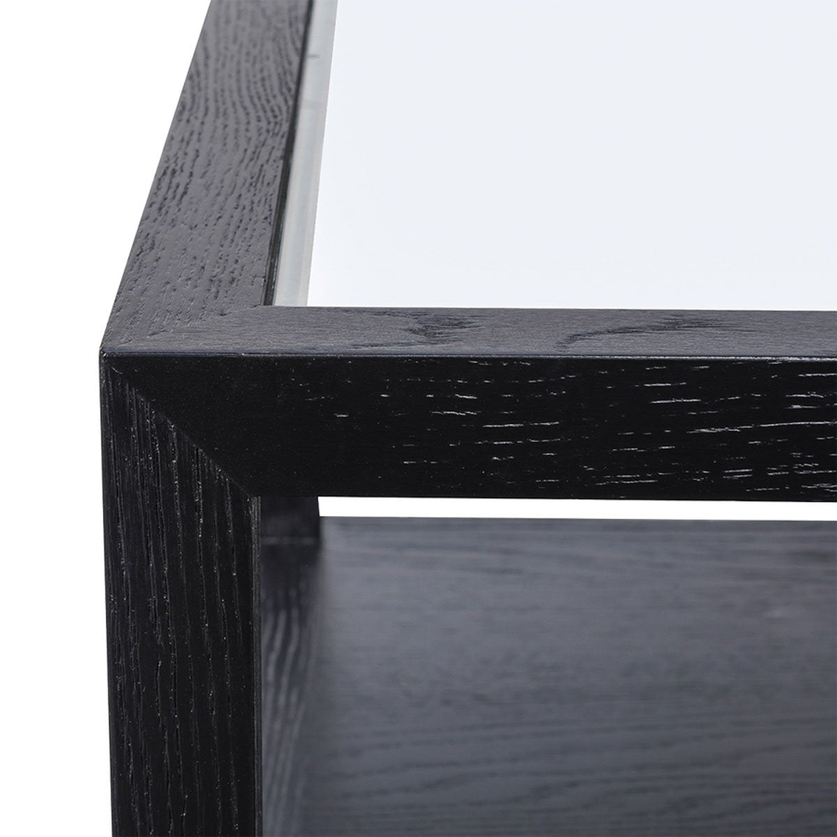 Sadie Oak Rectangle Coffee Table - Black