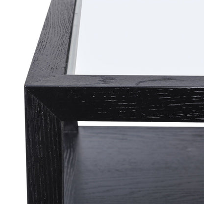 Sadie Oak Rectangle Coffee Table - Black