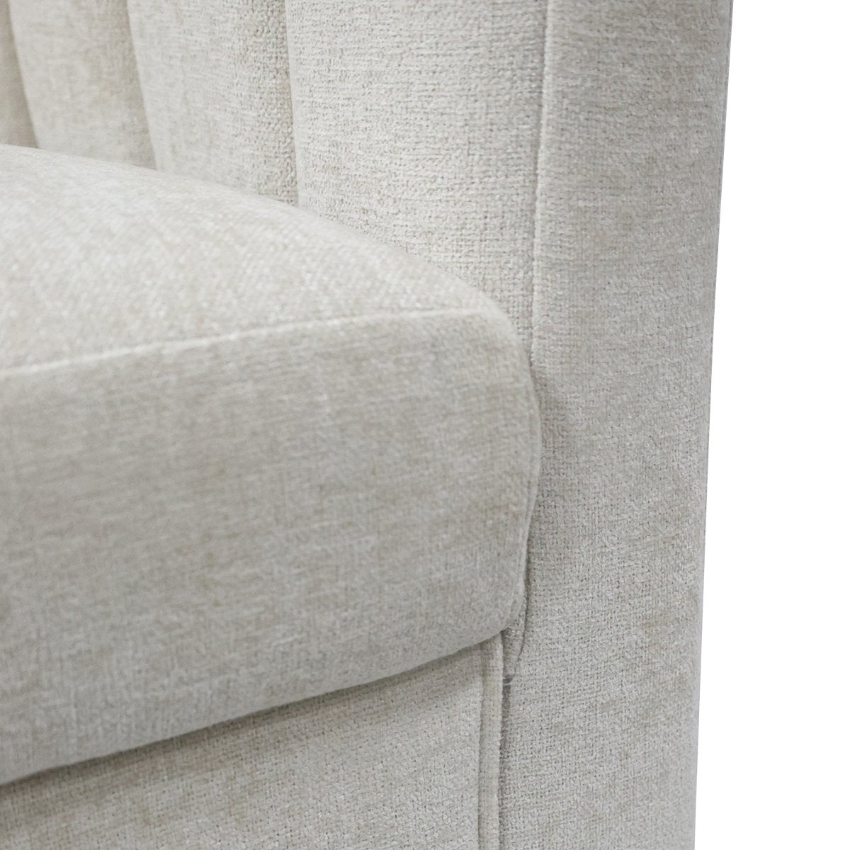 Cadman Swivel Arm Chair - Fawn Chenille