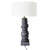 Mendoza Table Lamp - Grey w White Shade