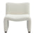 Beau Occasional Chair - White Boucle