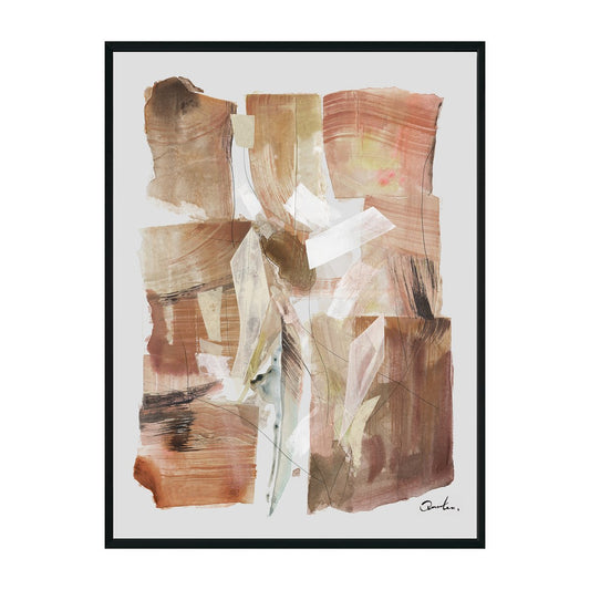 Auburn Abstract 90x120cm Canvas Painting