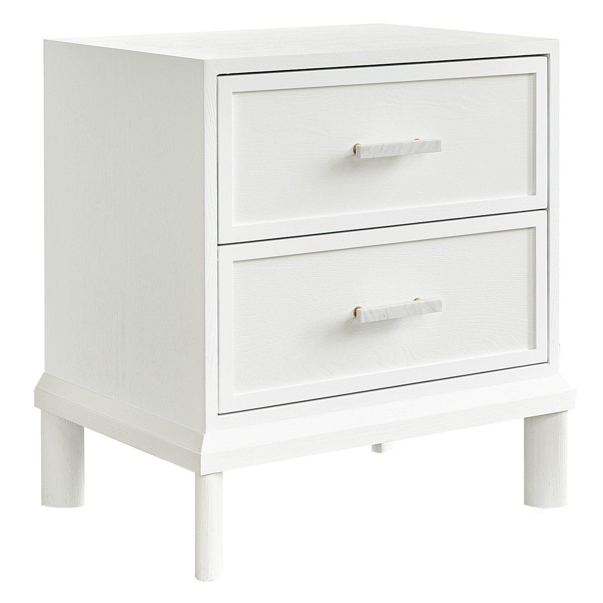 Jill Bedside Table - White
