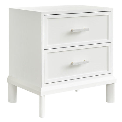 Jill Bedside Table - White