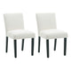 Christie Dining Chair Set of 2 - Off White