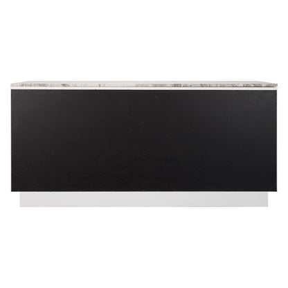 Benedict White Oak Buffet - River Brown Marble