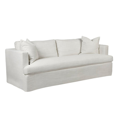 Birkshire 3 Seater Slip Cover Sofa - Off White Linen