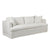 Birkshire 3 Seater Slip Cover Sofa - Off White Linen