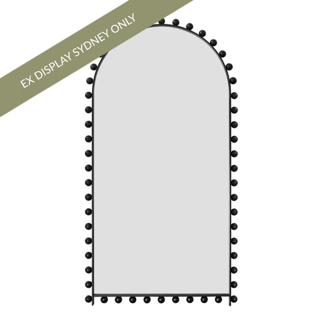Birchgrove Floor Mirror - Black - OUTLET NSW