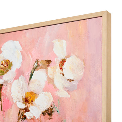Faded Flora 80x100cm Canvas Painting