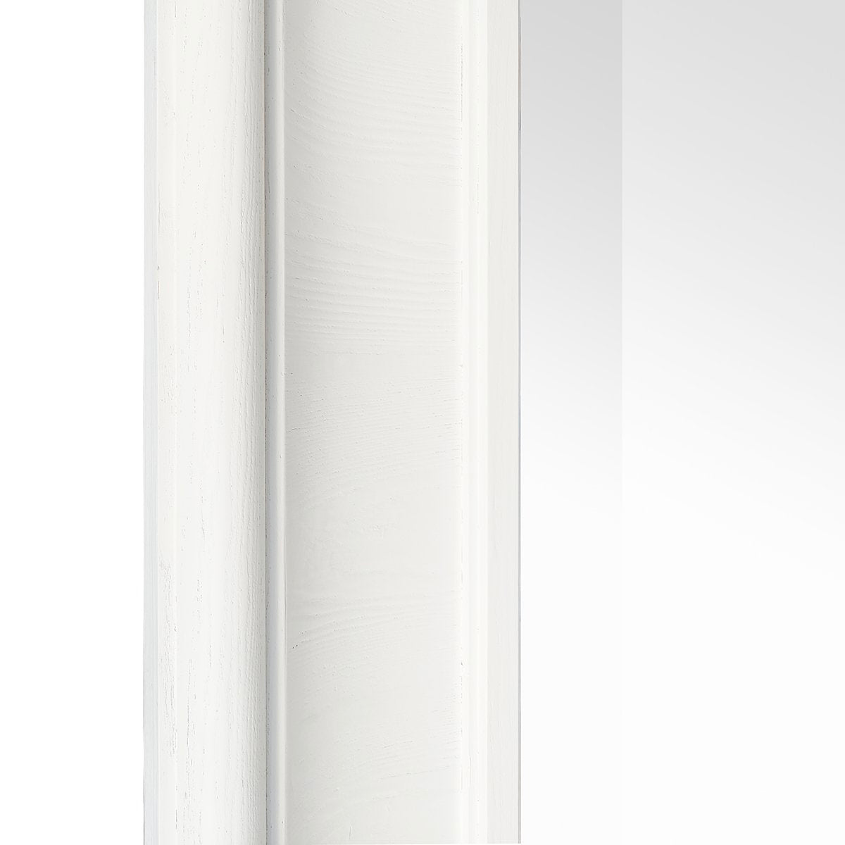 Bateman Floor Mirror - White