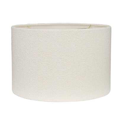 Essex Table Drum Shade - White Boucle